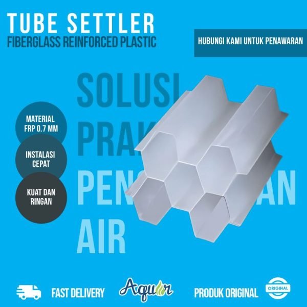 Tube Settler FRP 0.7 mm (1m x 1.2m)