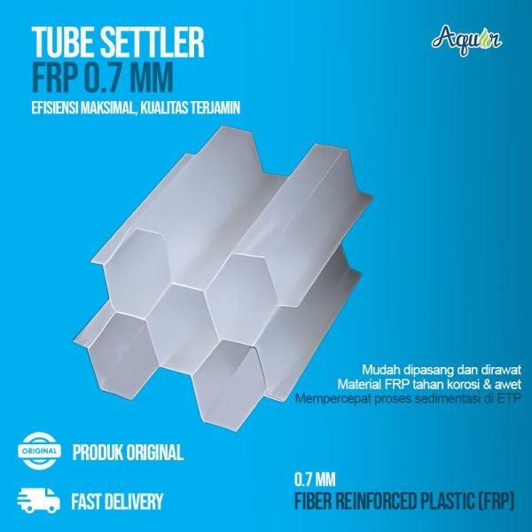 Tube Settler FRP 0.7 mm (1m x 1.2m)