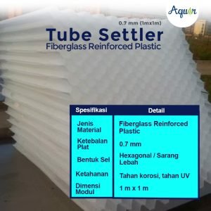 Tube Settler FRP 0.7 mm (1mx1m)