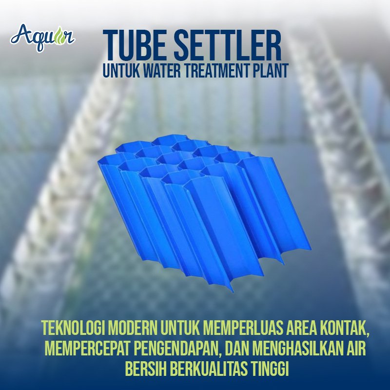 Tube Settler in Project Water Treatment Plant