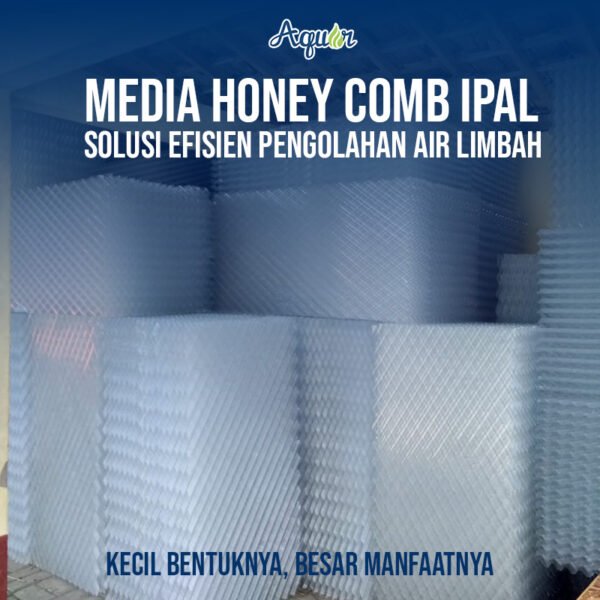 Media Honey Comb IPAL P100 L40 T30 sedimentasi
