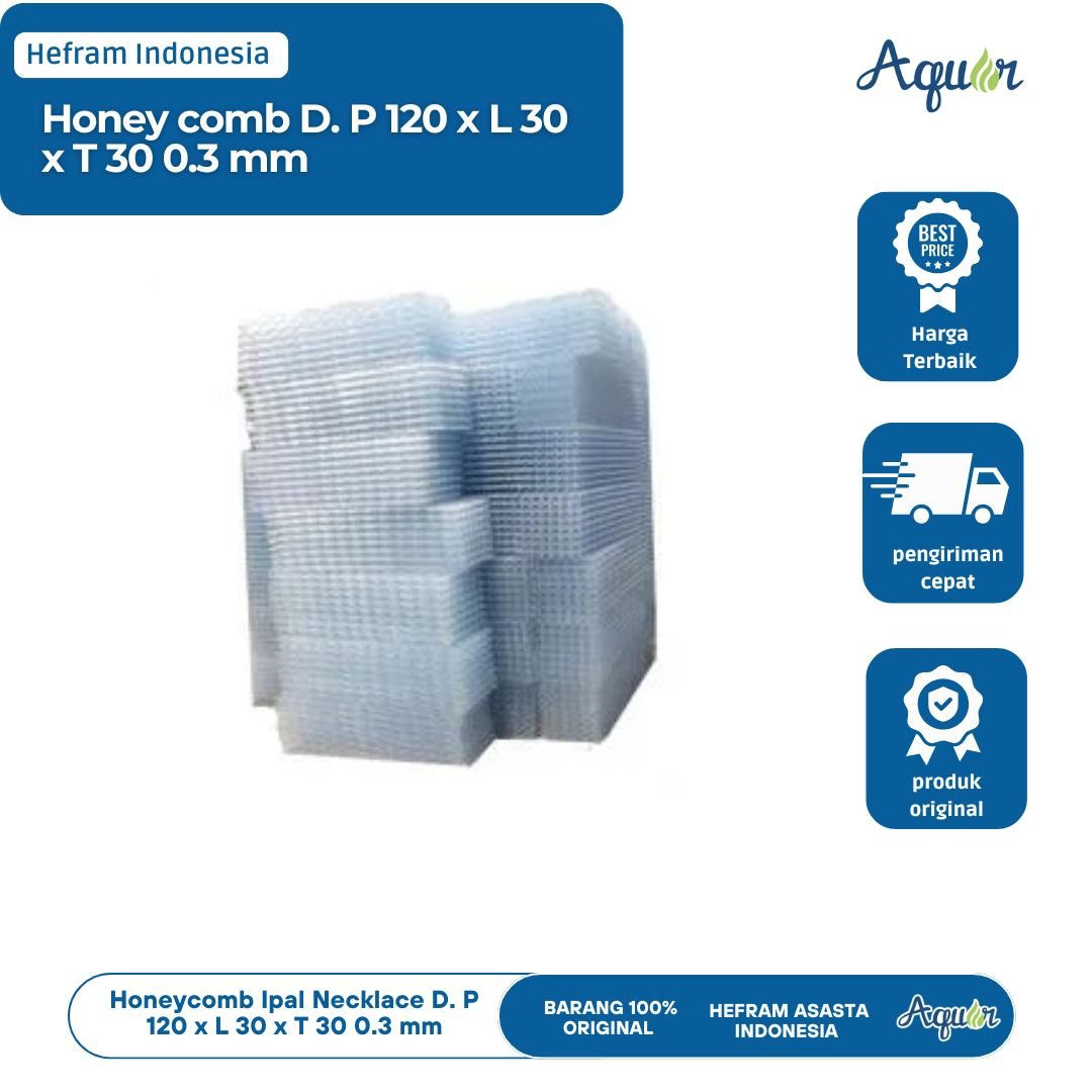 Honeycomb Ipal Necklace D. P 120 x L 30 x T 30 0.3 mm - Image 4