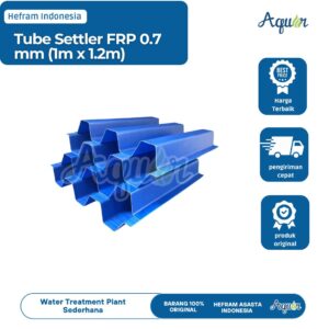 Water Treatment Plant Sederhana FRP 0.7 mm (1m x 1.2m)