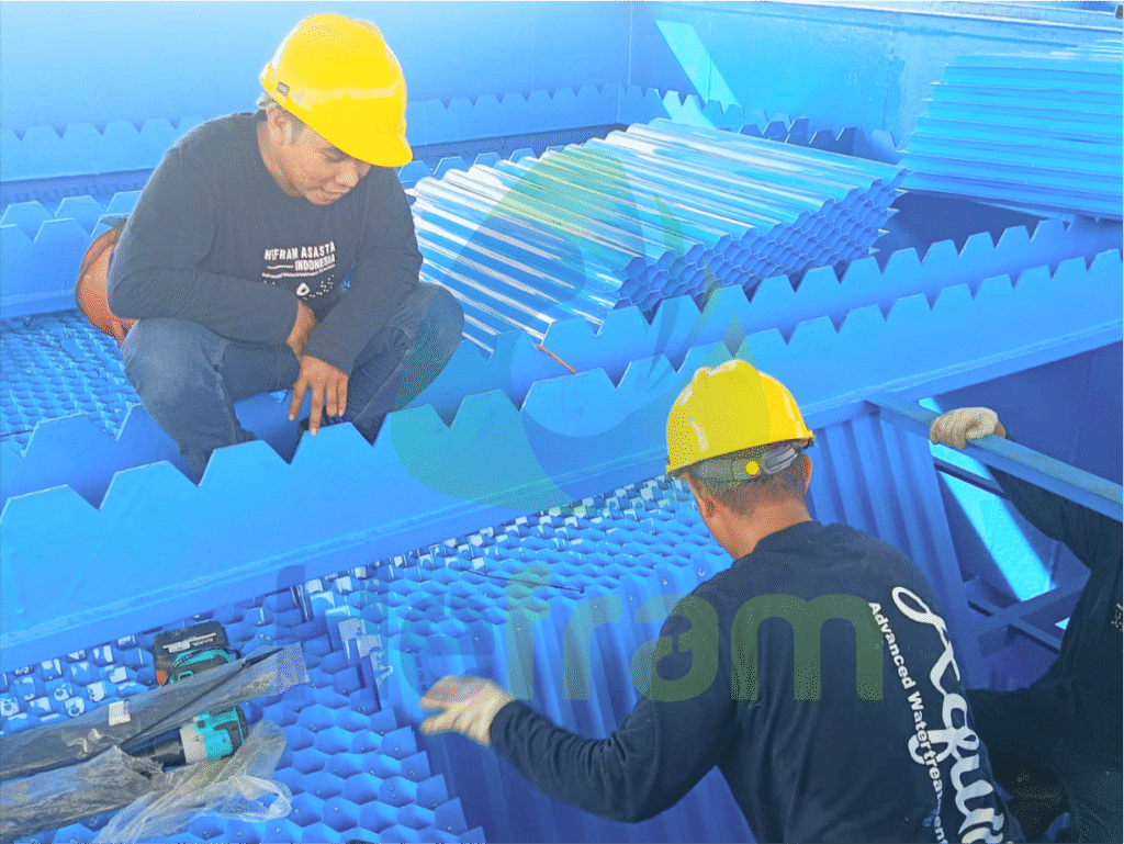 Tube Settler Sedimentasi