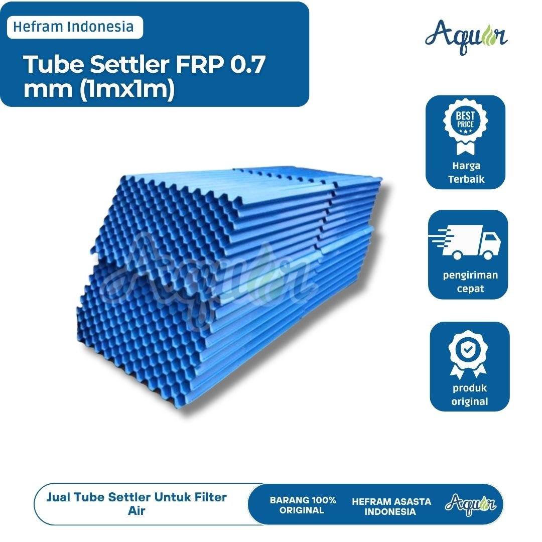 Tube Settler FRP 0.7 mm (1mx1m)