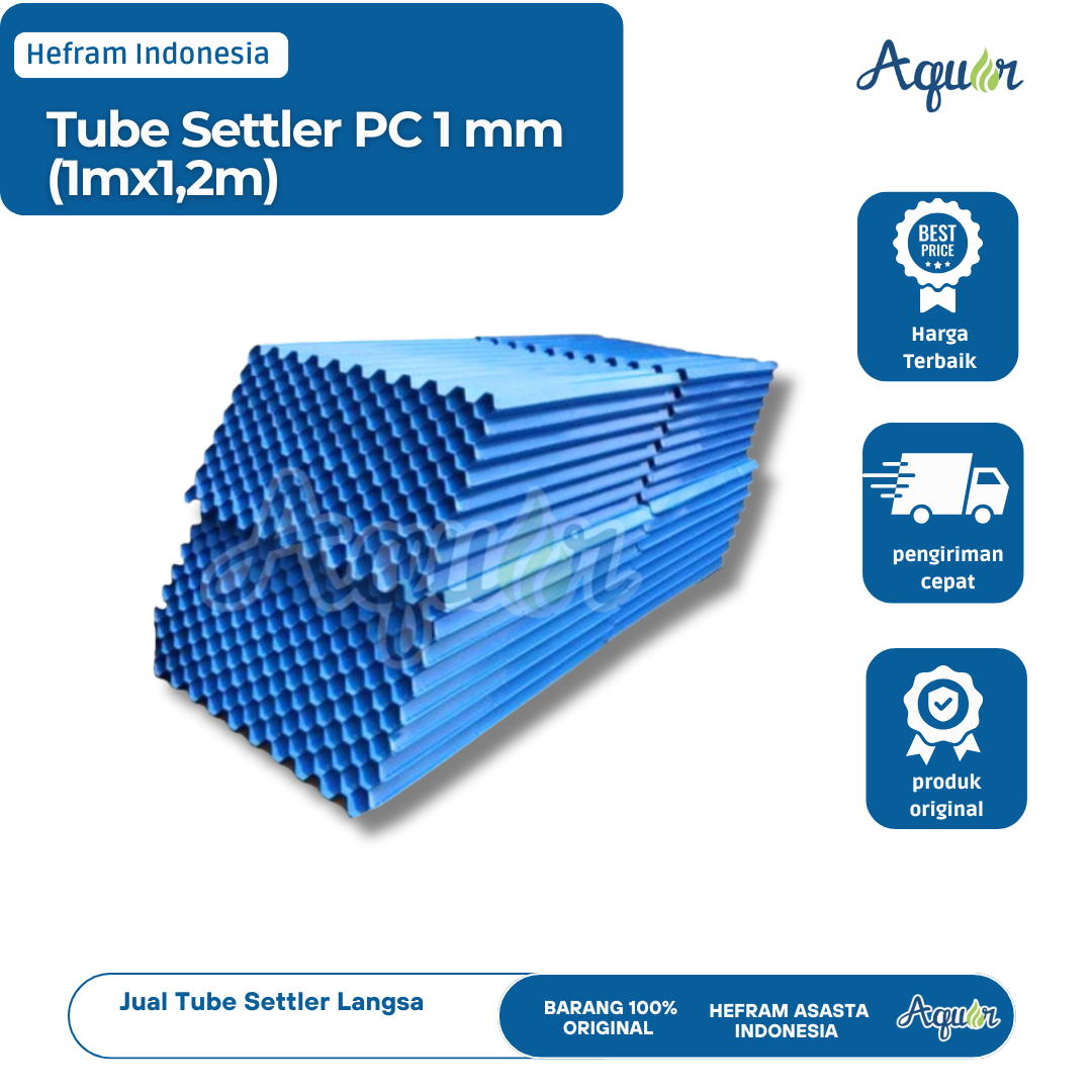 Tube Settler PC 1 mm (1mx1,2m)