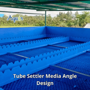Tube Settler Media Angle Design