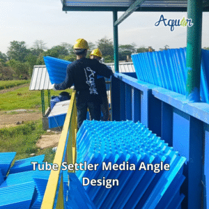 Tube Settler Media Angle Design